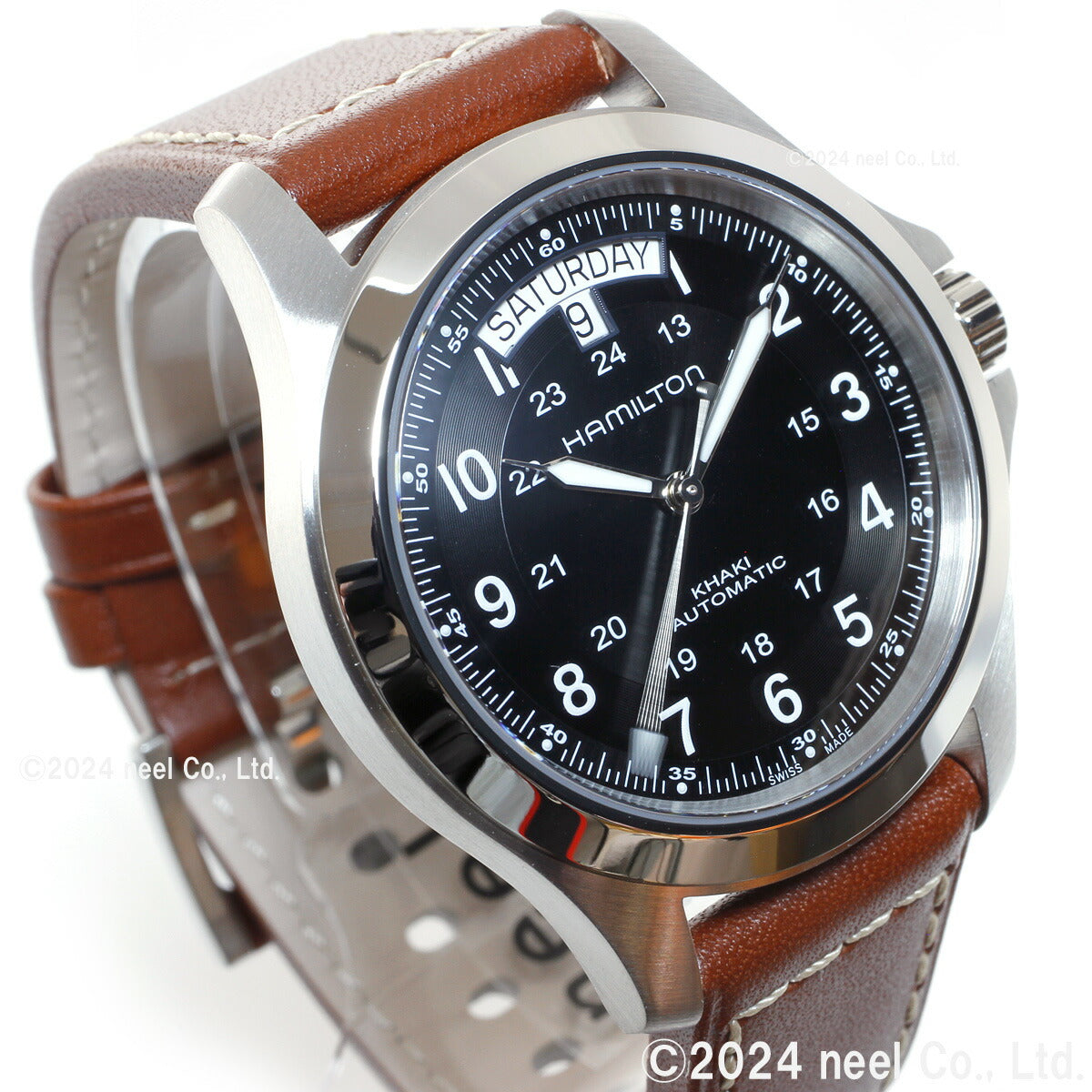 ハミルトン HAMILTON カーキ フィールド キング H64455533 腕時計 メンズ 自動巻き KHAKI FIELD KING AUTO【正規品】【60回分割手数料無料!】