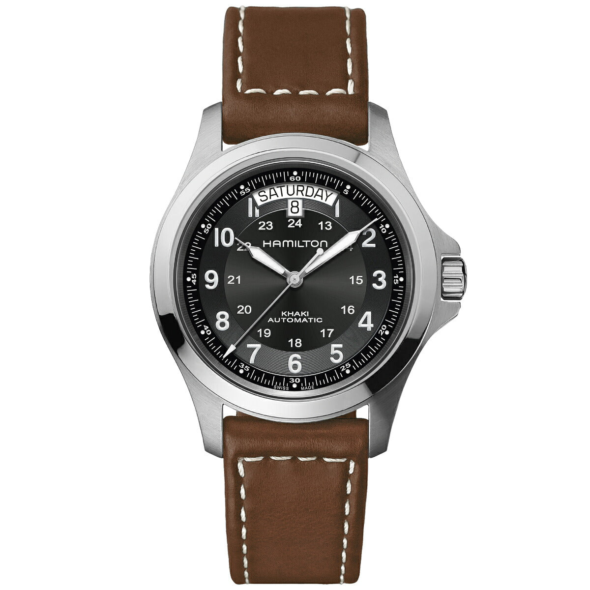 ハミルトン HAMILTON カーキ フィールド キング H64455533 腕時計 メンズ 自動巻き KHAKI FIELD KING AUTO【正規品】【60回分割手数料無料!】
