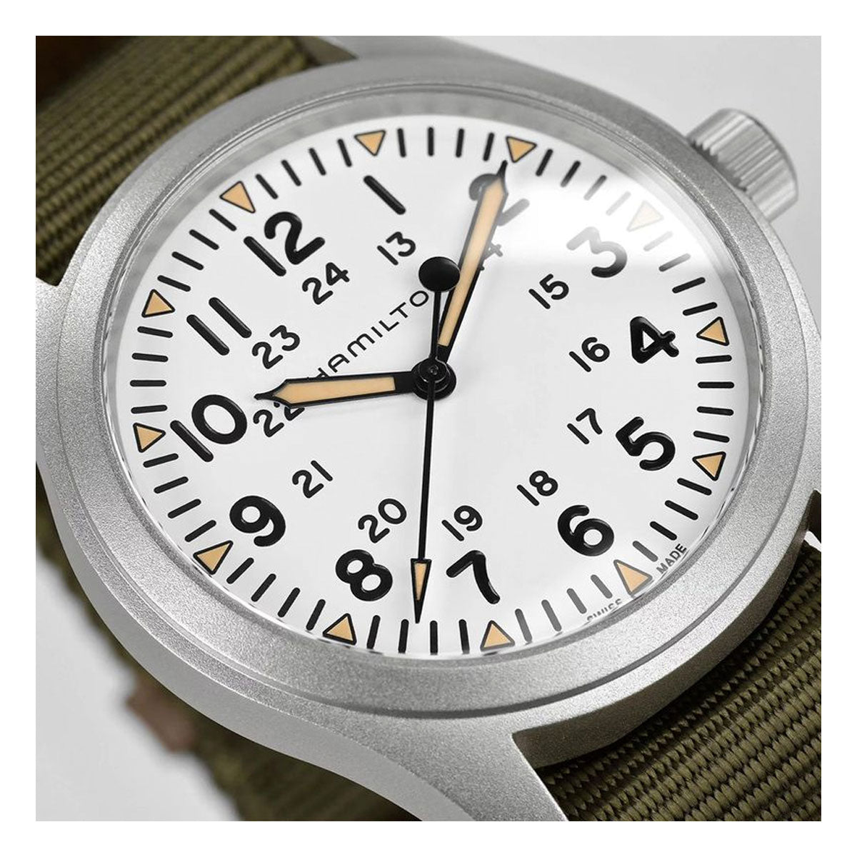 ハミルトン HAMILTON カーキ フィールド メカニカル H69529913 腕時計 メンズ 手巻き MECHANICAL 42MM【正規品】【60回分割手数料無料!】
