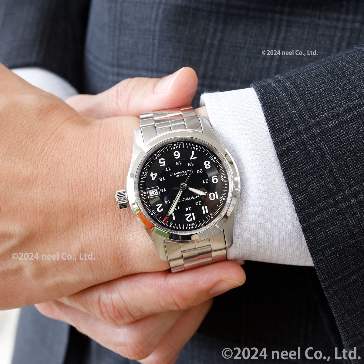 ハミルトン HAMILTON カーキ フィールド H70455133 腕時計 メンズ 自動巻き KHAKI FIELD AUTO【正規品】【60回分割手数料無料!】
