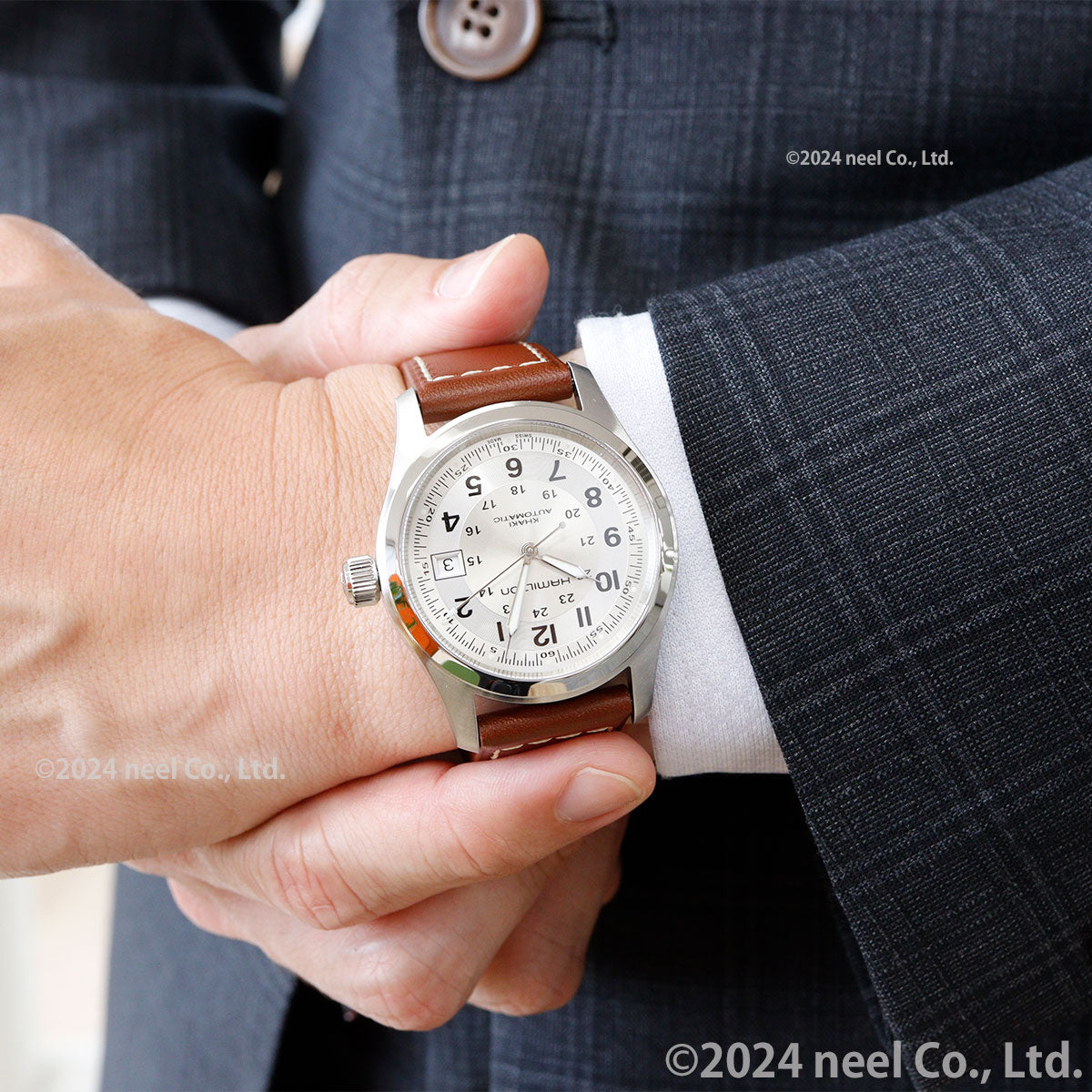 ハミルトン HAMILTON カーキ フィールド H70455553 腕時計 メンズ 自動巻き KHAKI FIELD AUTO【正規品】【60回分割手数料無料!】