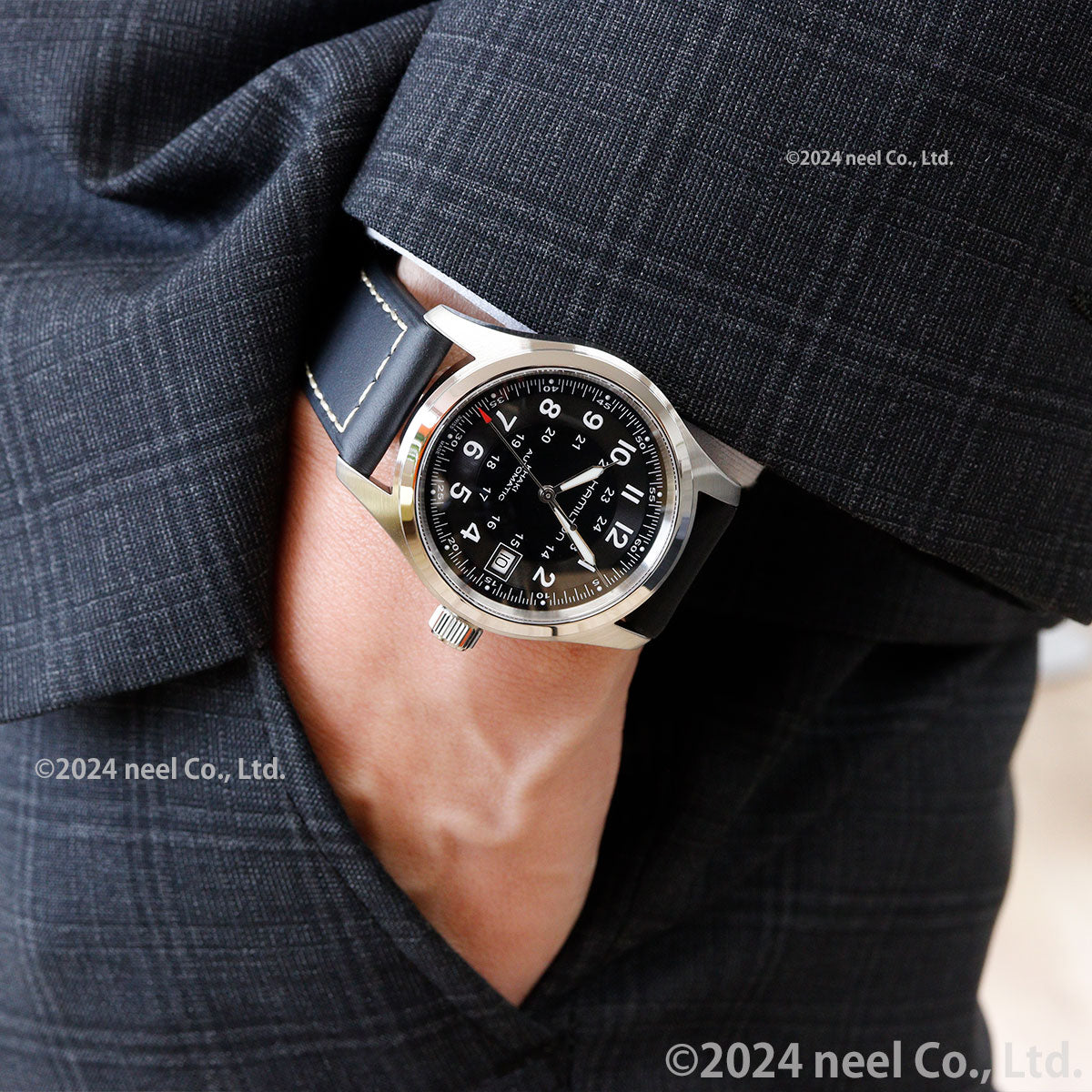 ハミルトン HAMILTON カーキ フィールド H70455733 腕時計 メンズ 自動巻き KHAKI FIELD AUTO【正規品】【60回分割手数料無料!】