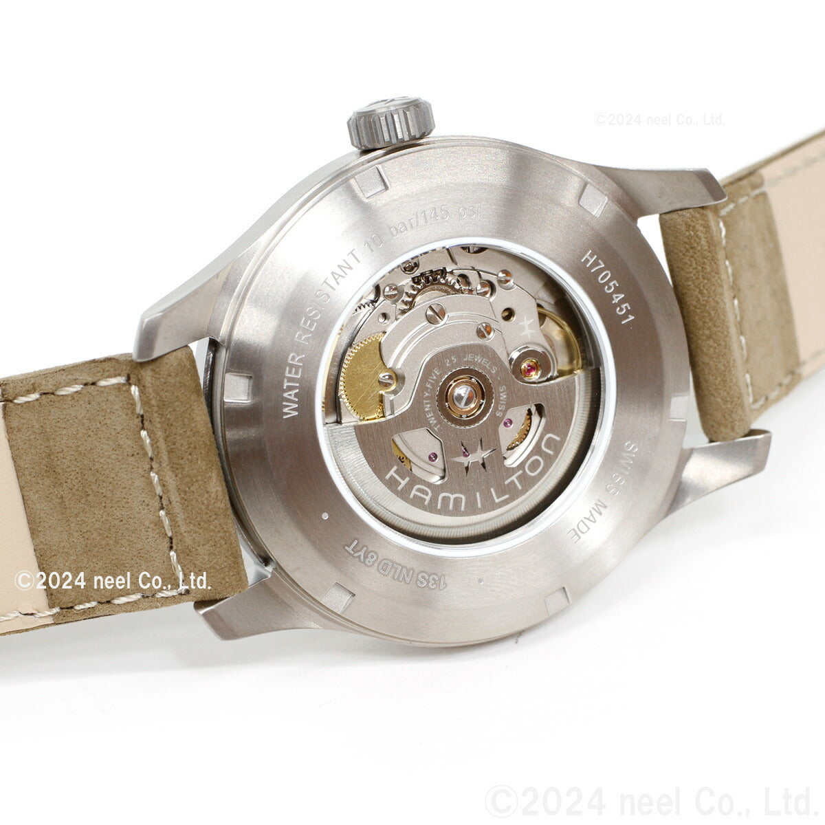 ハミルトン HAMILTON カーキ フィールド チタニウム オート H70545540 腕時計 メンズ 自動巻き TITANIUM AUTO【正規品】【60回分割手数料無料!】