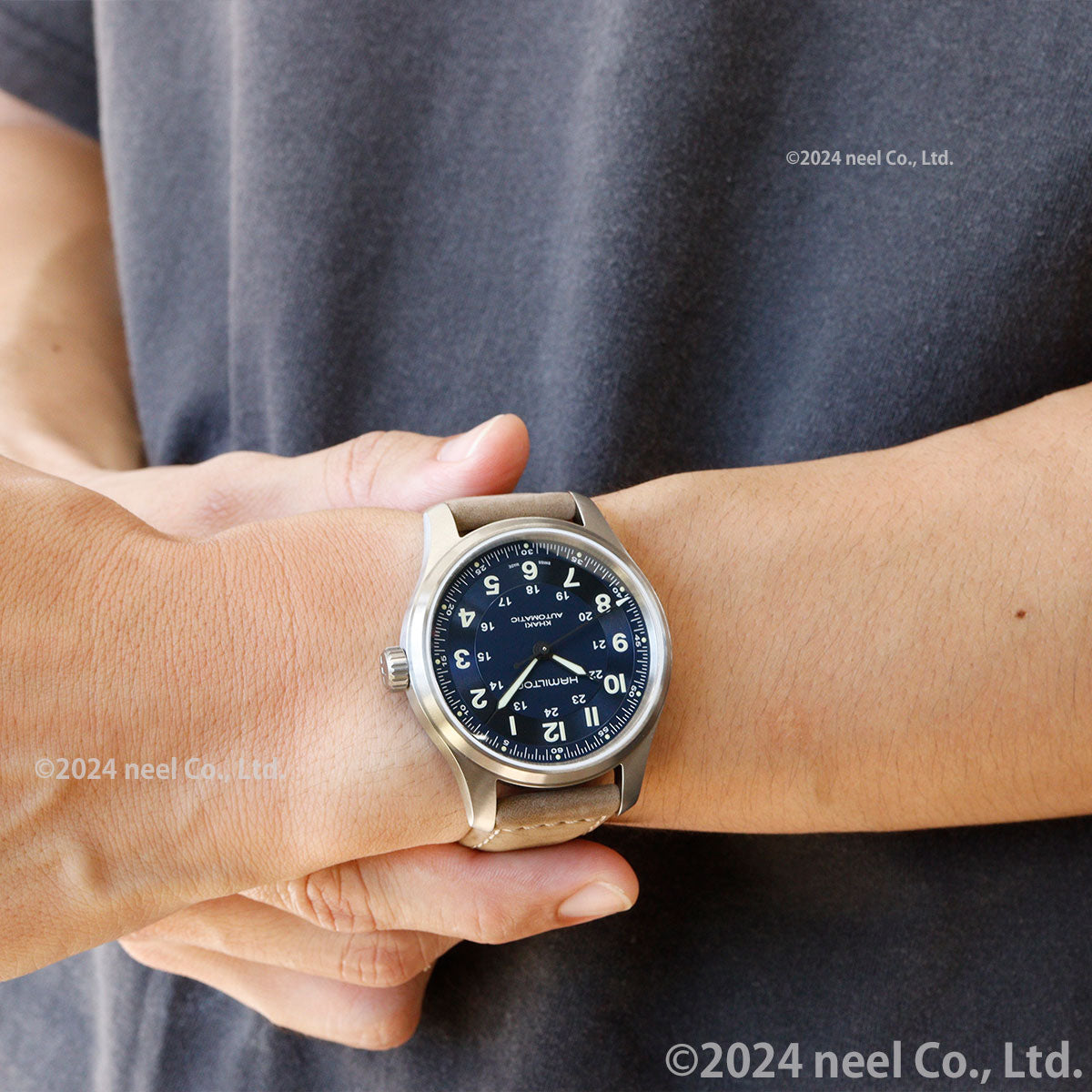 ハミルトン HAMILTON カーキ フィールド チタニウム オート H70545540 腕時計 メンズ 自動巻き TITANIUM AUTO【正規品】【60回分割手数料無料!】