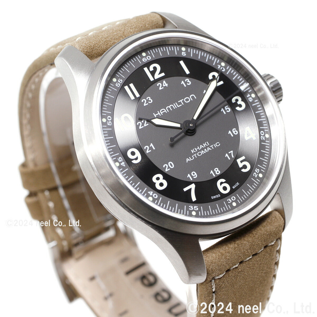 ハミルトン HAMILTON カーキ フィールド チタニウム オート H70545550 腕時計 メンズ 自動巻き TITANIUM AUTO【正規品】【60回分割手数料無料!】