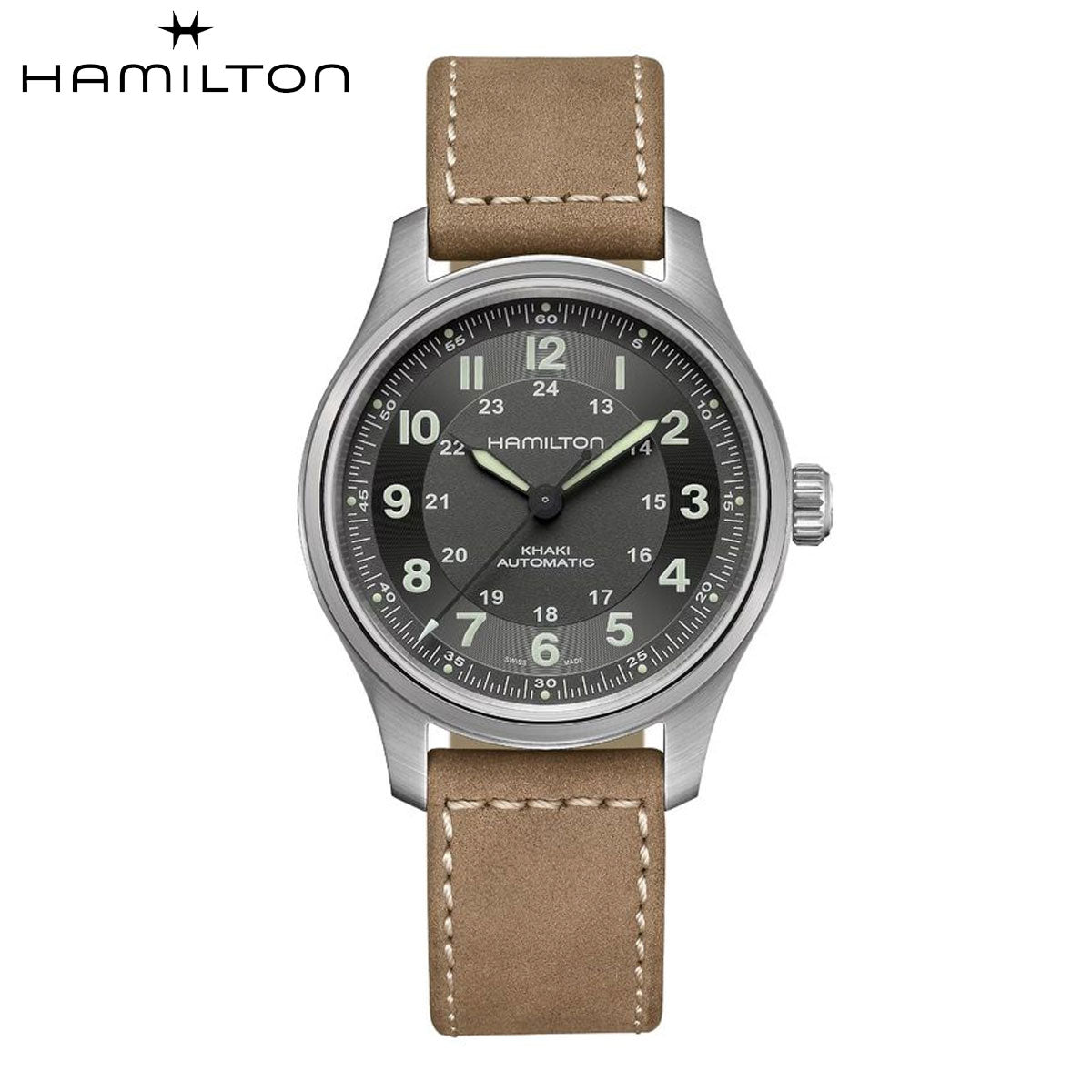 ハミルトン HAMILTON カーキ フィールド チタニウム オート H70545550 腕時計 メンズ 自動巻き TITANIUM AUTO【正規品】【60回分割手数料無料!】