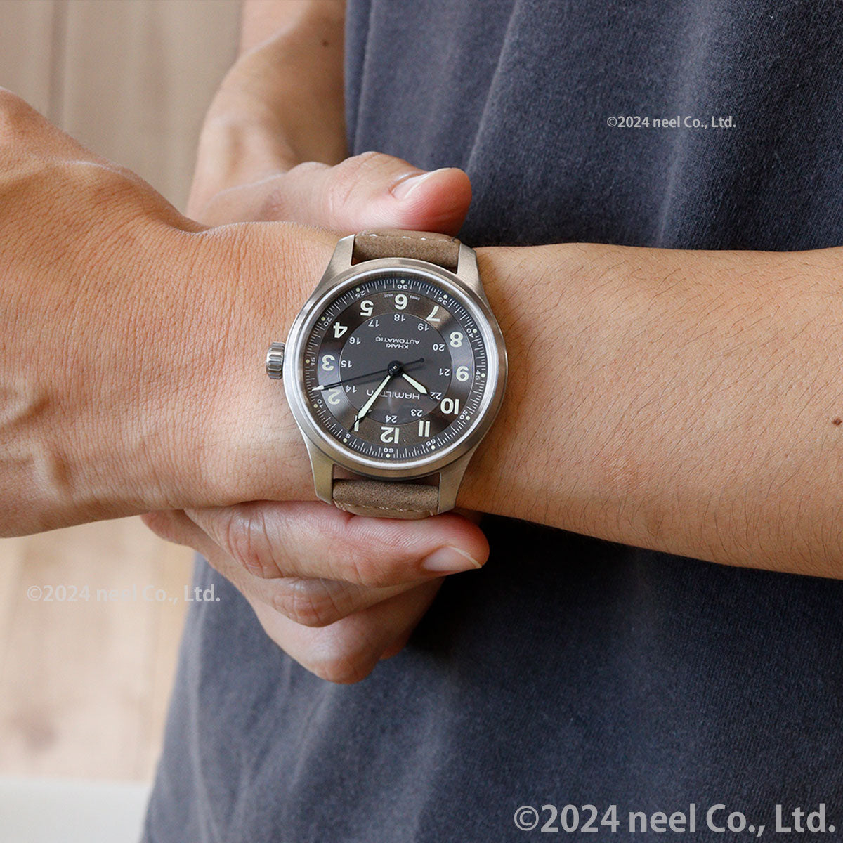 ハミルトン HAMILTON カーキ フィールド チタニウム オート H70545550 腕時計 メンズ 自動巻き TITANIUM AUTO【正規品】【60回分割手数料無料!】
