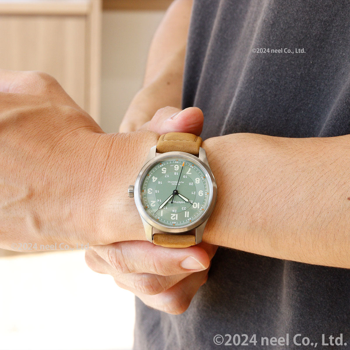 ハミルトン HAMILTON カーキ フィールド チタニウム オート H70545560 腕時計 メンズ 自動巻き TITANIUM AUTO【正規品】【60回分割手数料無料!】