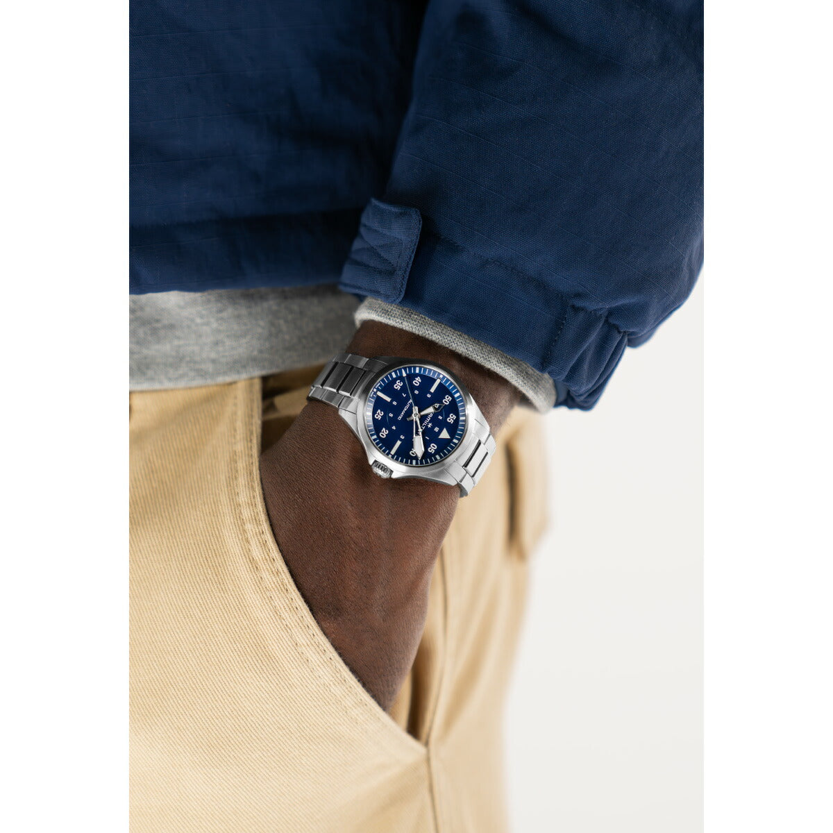 ハミルトン HAMILTON カーキ アビエーション パイロット オート 39mm H76305140 腕時計 メンズ レディース 自動巻き KHAKI AVIATION【正規品】【60回分割手数料無料!】