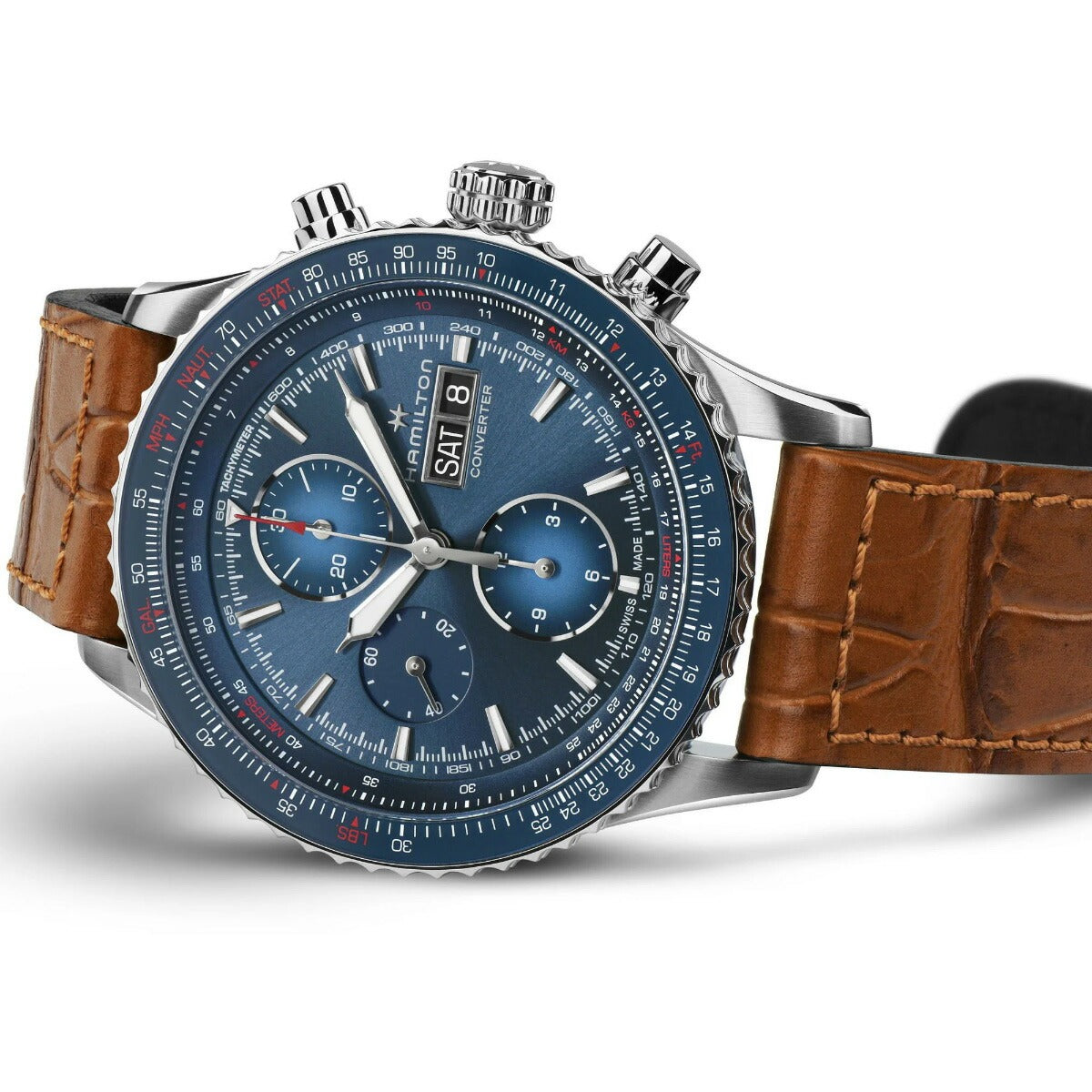 ハミルトン HAMILTON カーキ アビエーション コンバーター オート クロノグラフ H76746540 腕時計 メンズ 自動巻き KHAKI AVIATION【正規品】【60回分割手数料無料!】