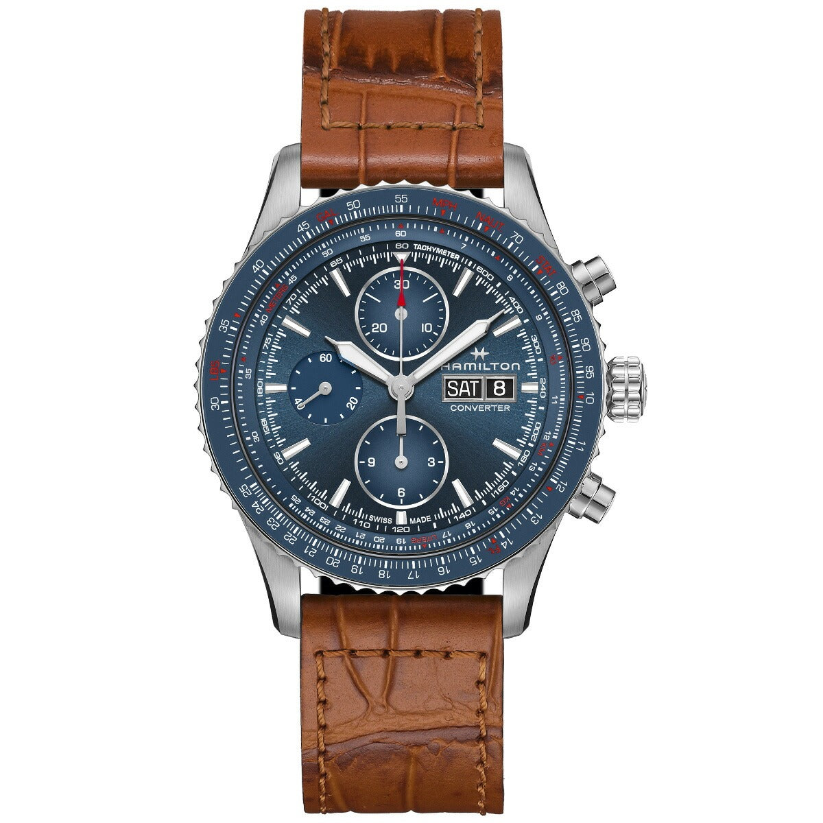 ハミルトン HAMILTON カーキ アビエーション コンバーター オート クロノグラフ H76746540 腕時計 メンズ 自動巻き KHAKI AVIATION【正規品】【60回分割手数料無料!】