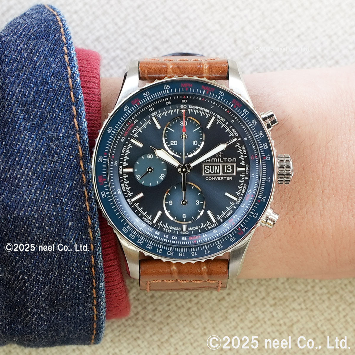 ハミルトン HAMILTON カーキ アビエーション コンバーター オート クロノグラフ H76746540 腕時計 メンズ 自動巻き KHAKI AVIATION【正規品】【60回分割手数料無料!】