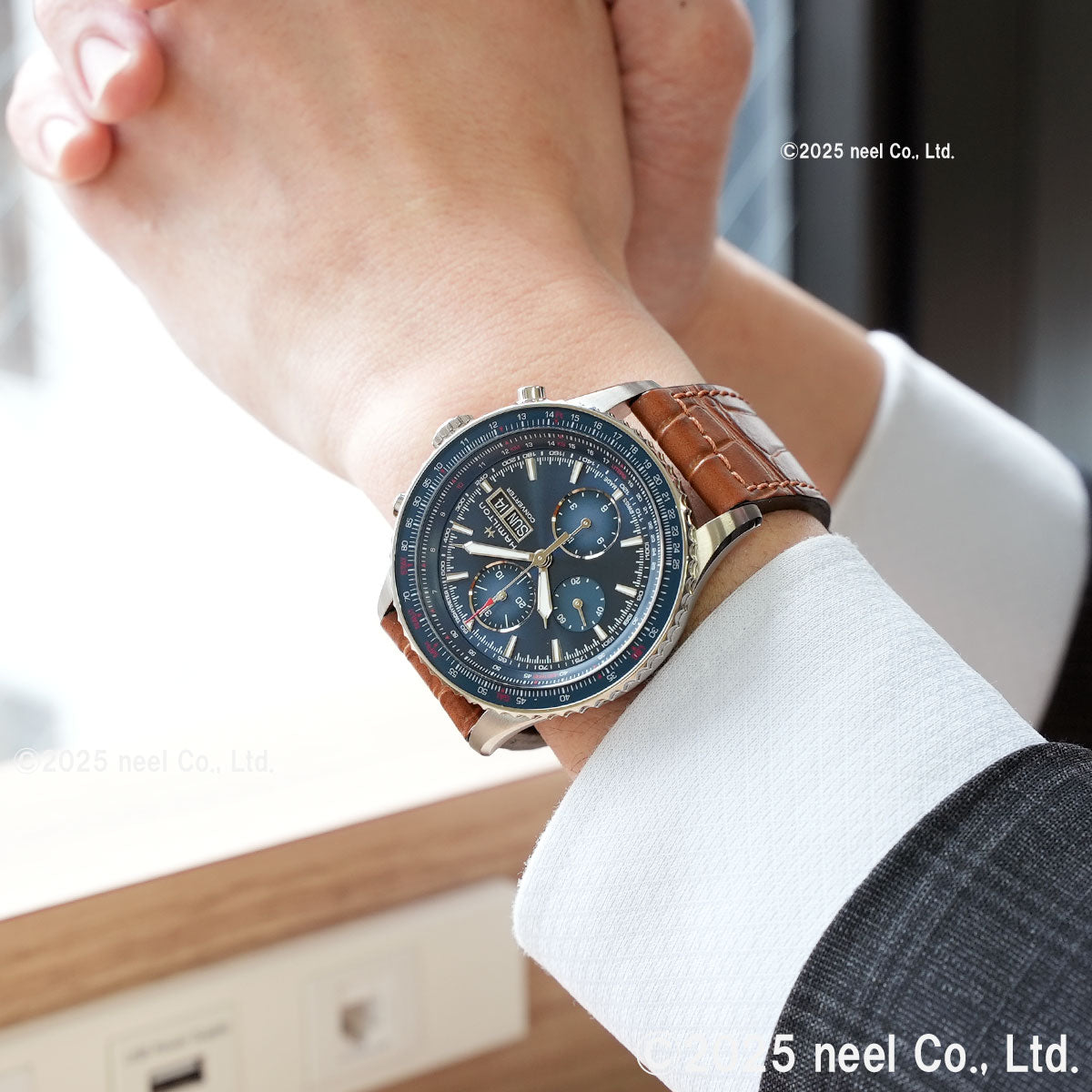 ハミルトン HAMILTON カーキ アビエーション コンバーター オート クロノグラフ H76746540 腕時計 メンズ 自動巻き KHAKI AVIATION【正規品】【60回分割手数料無料!】