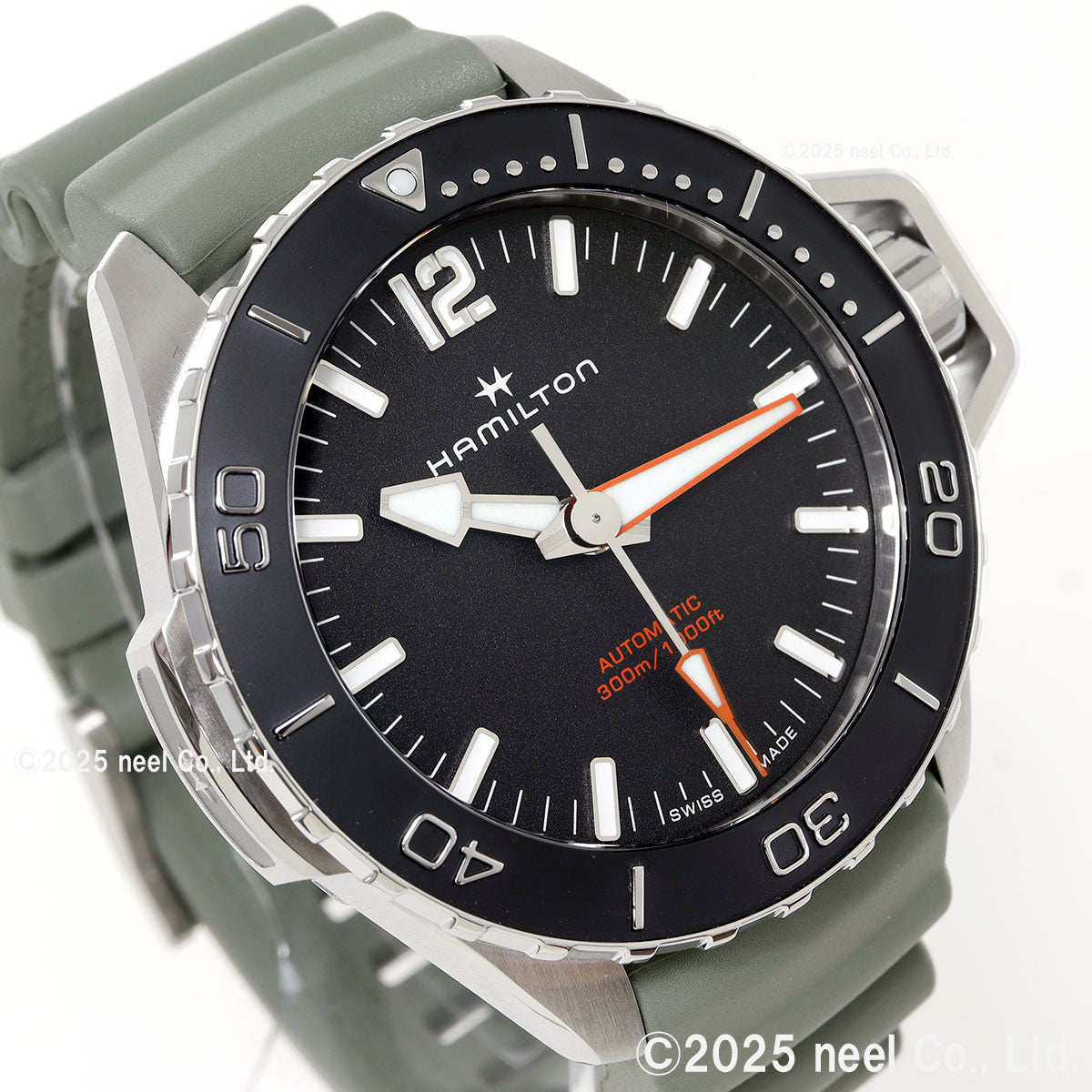 ハミルトン HAMILTON カーキ ネイビー オープンウォーター オート H77825331 腕時計 メンズ 自動巻き KHAKI NAVY【正規品】【60回分割手数料無料!】
