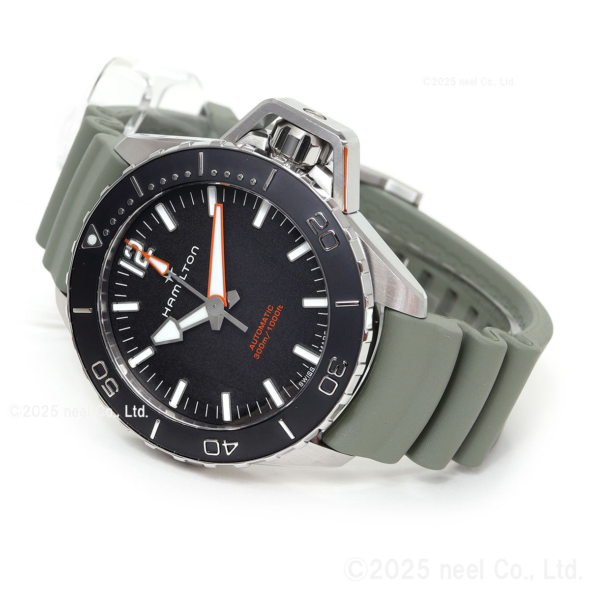 ハミルトン HAMILTON カーキ ネイビー オープンウォーター オート H77825331 腕時計 メンズ 自動巻き KHAKI NAVY【正規品】【60回分割手数料無料!】