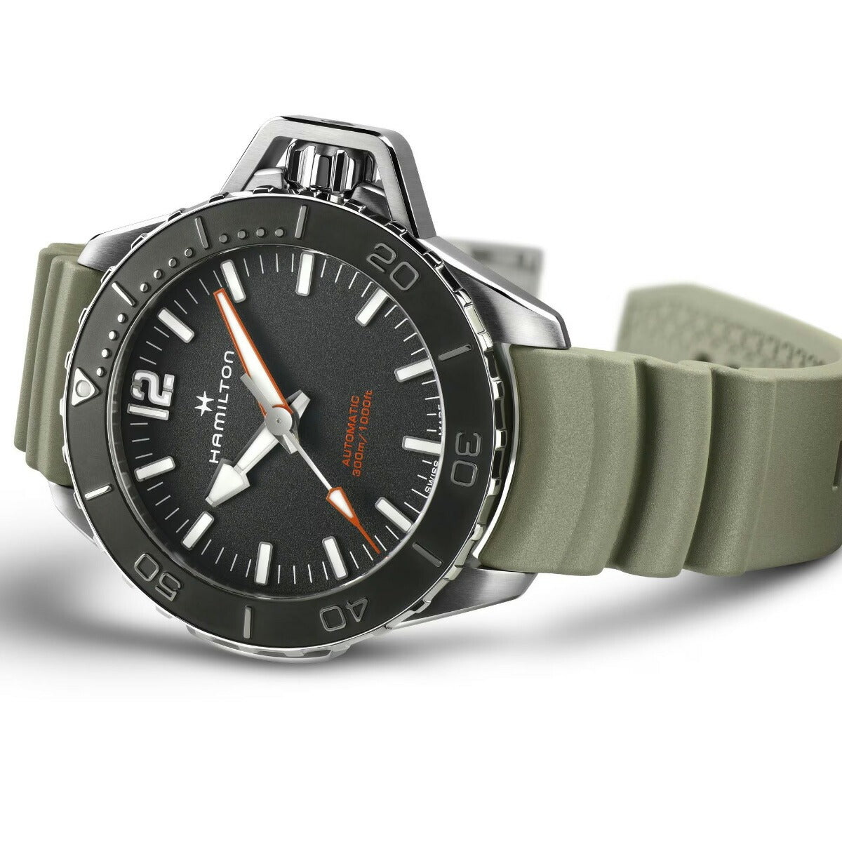 ハミルトン HAMILTON カーキ ネイビー オープンウォーター オート H77825331 腕時計 メンズ 自動巻き KHAKI NAVY【正規品】【60回分割手数料無料!】