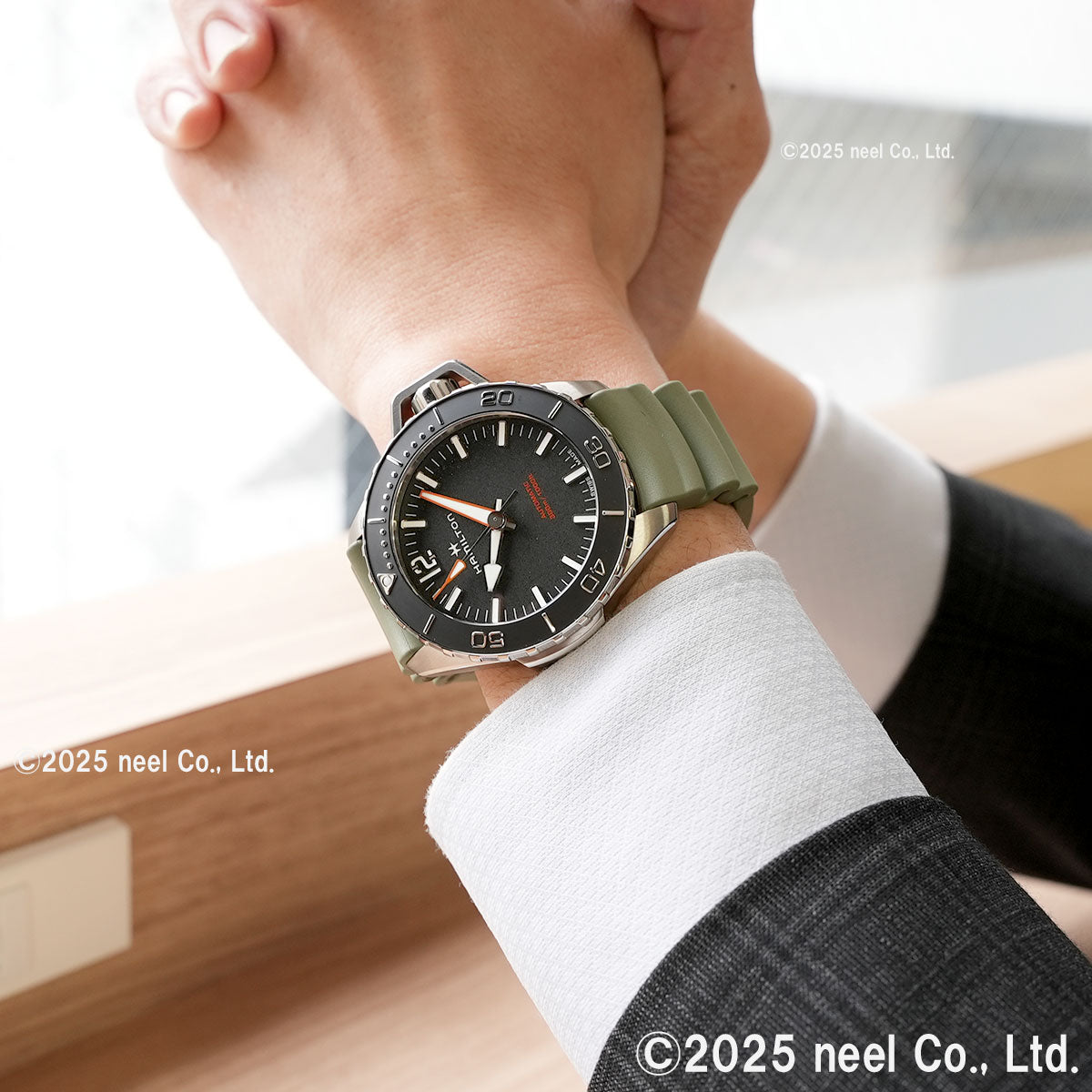 ハミルトン HAMILTON カーキ ネイビー オープンウォーター オート H77825331 腕時計 メンズ 自動巻き KHAKI NAVY【正規品】【60回分割手数料無料!】