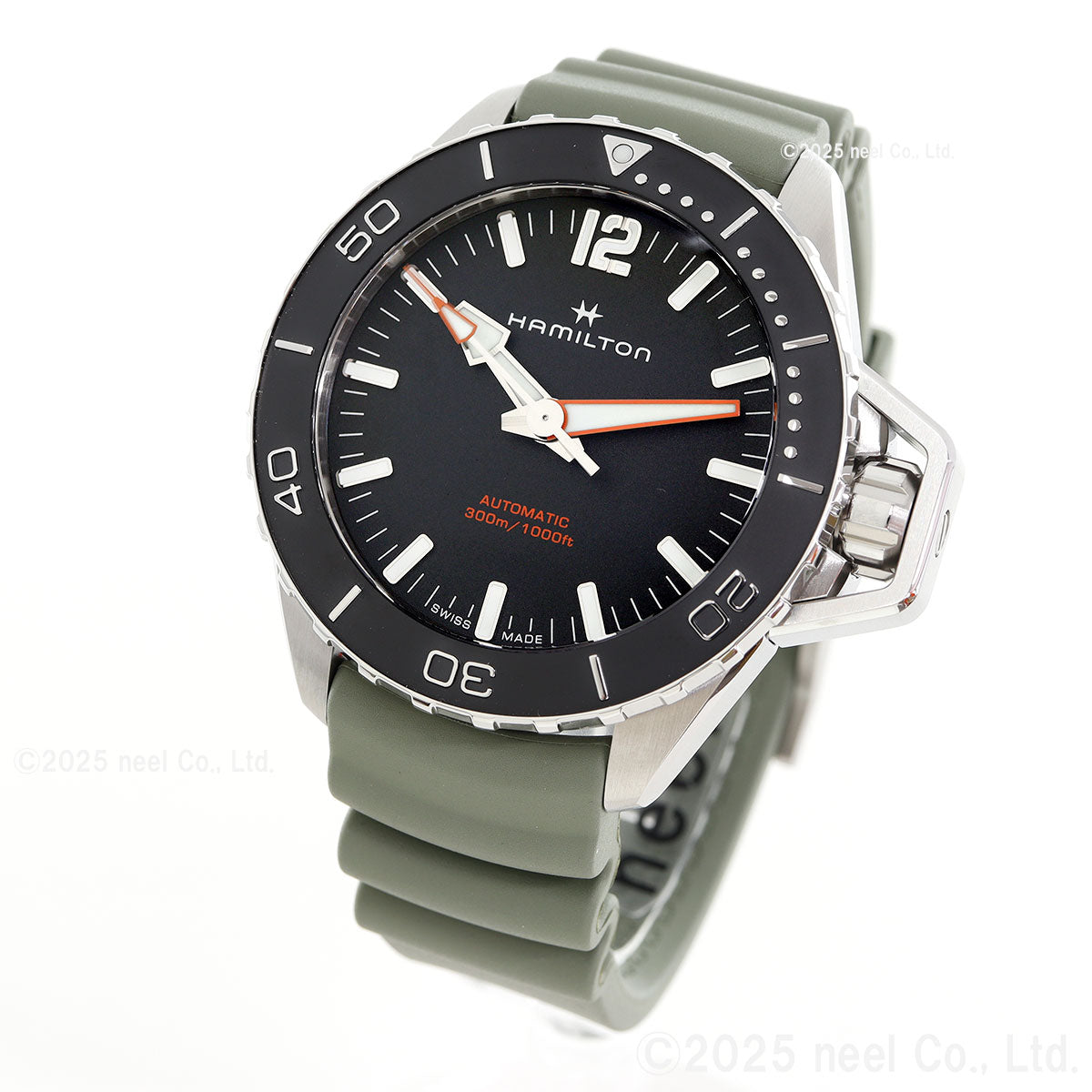 ハミルトン HAMILTON カーキ ネイビー オープンウォーター オート H77825331 腕時計 メンズ 自動巻き KHAKI NAVY【正規品】【60回分割手数料無料!】