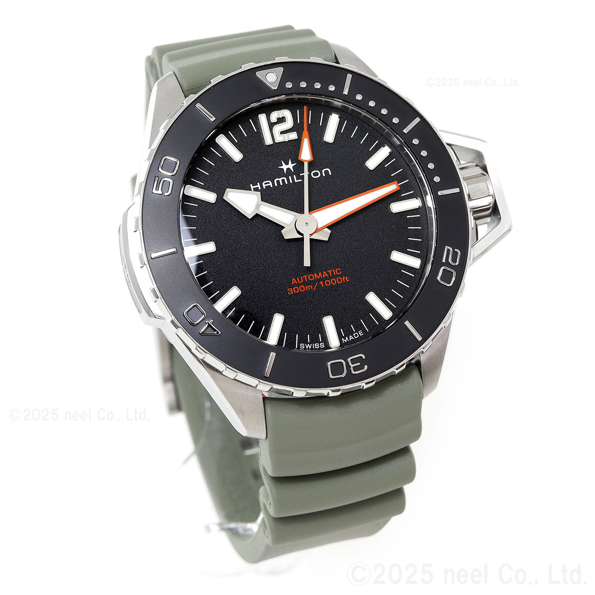 ハミルトン HAMILTON カーキ ネイビー オープンウォーター オート H77825331 腕時計 メンズ 自動巻き KHAKI NAVY【正規品】【60回分割手数料無料!】