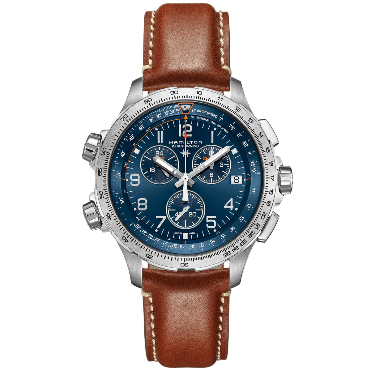 ハミルトン HAMILTON カーキ アビエーション X-ウィンド GMT クロノ クォーツ H77922541 腕時計 メンズ GMT パイロットウォッチ KHAKI AVIATION X-WIND【正規品】【60回分割手数料無料!】
