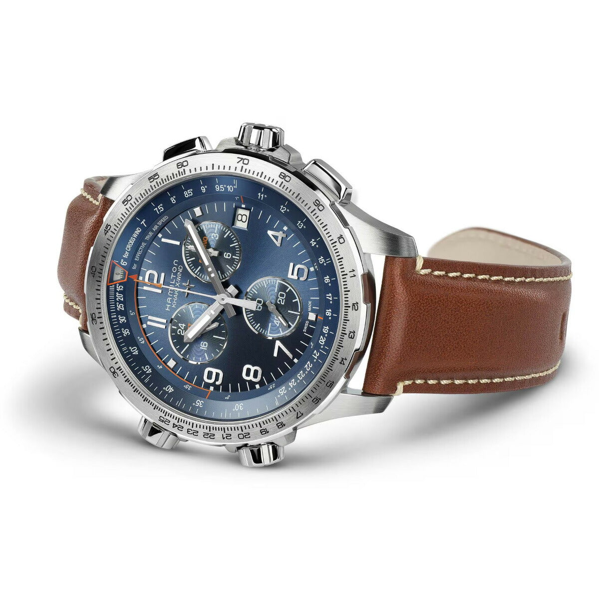 ハミルトン HAMILTON カーキ アビエーション X-ウィンド GMT クロノ クォーツ H77922541 腕時計 メンズ GMT パイロットウォッチ KHAKI AVIATION X-WIND【正規品】【60回分割手数料無料!】