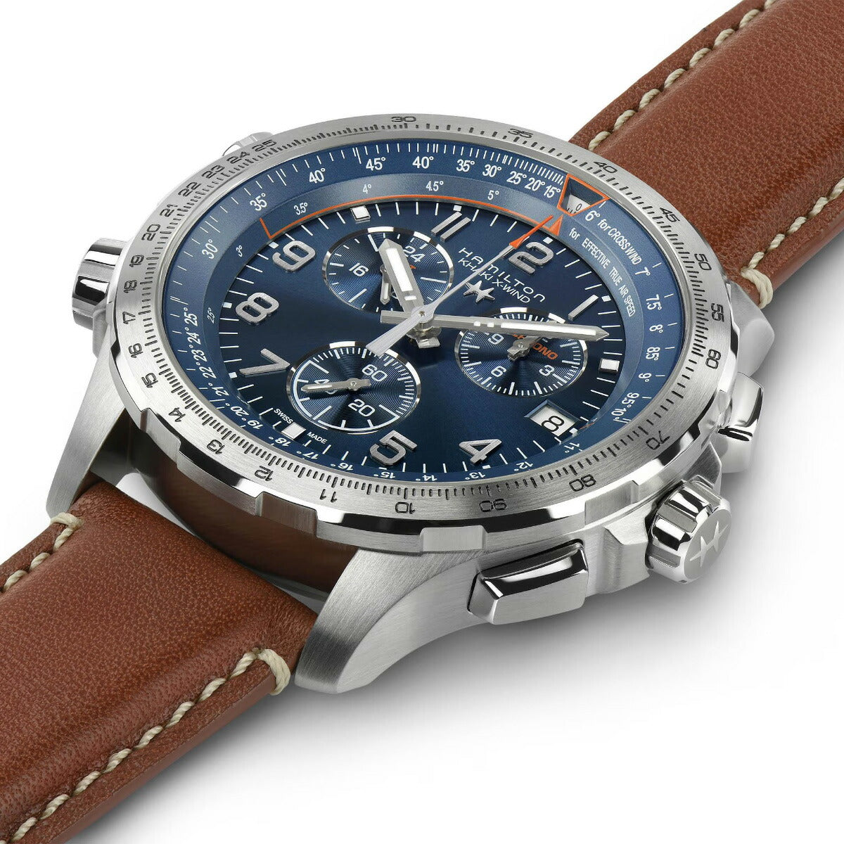 ハミルトン HAMILTON カーキ アビエーション X-ウィンド GMT クロノ クォーツ H77922541 腕時計 メンズ GMT パイロットウォッチ KHAKI AVIATION X-WIND【正規品】【60回分割手数料無料!】