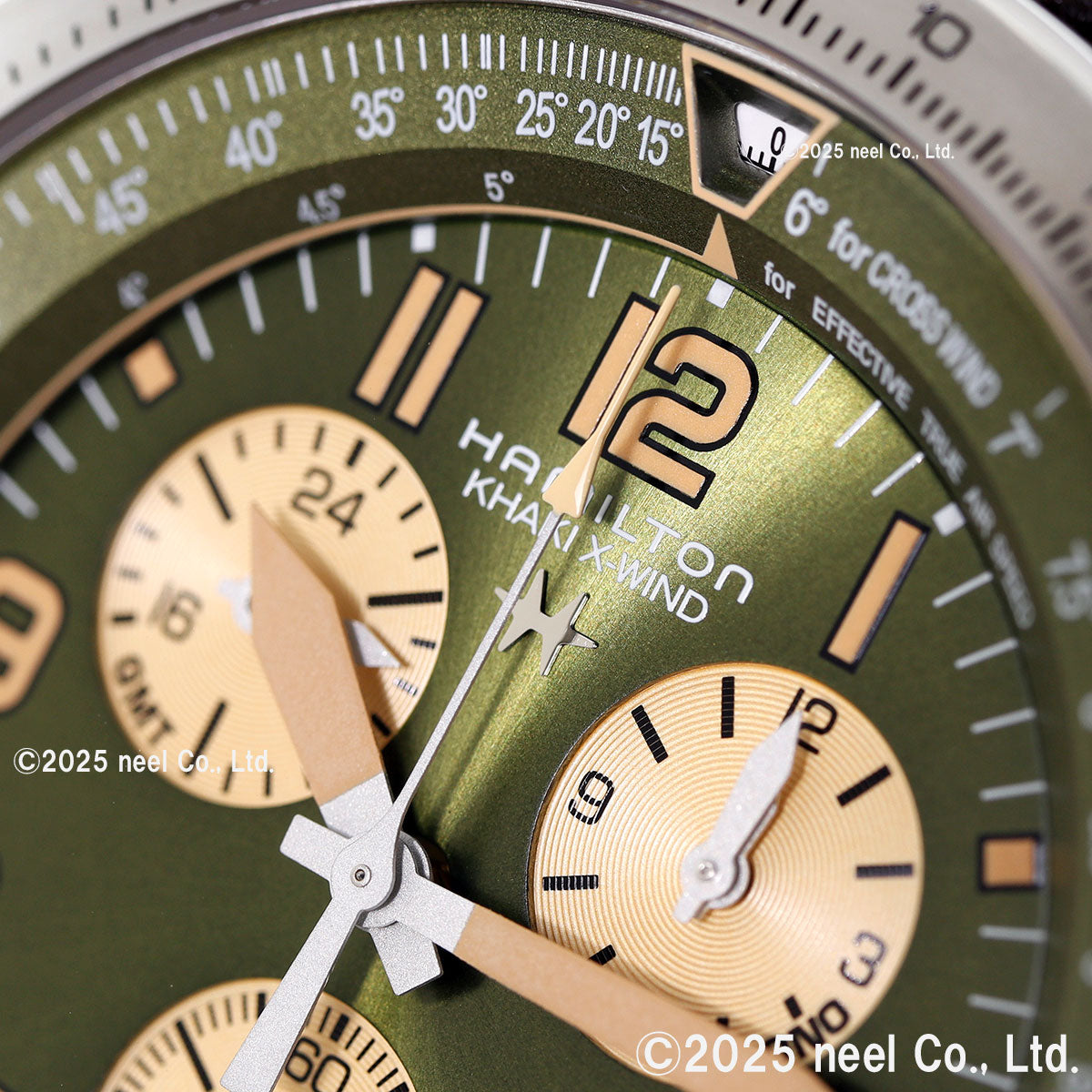 ハミルトン HAMILTON カーキ アビエーション X-ウィンド GMT クロノグラフ クォーツ H77932560 腕時計 メンズ KHAKI AVIATION【正規品】【60回分割手数料無料!】
