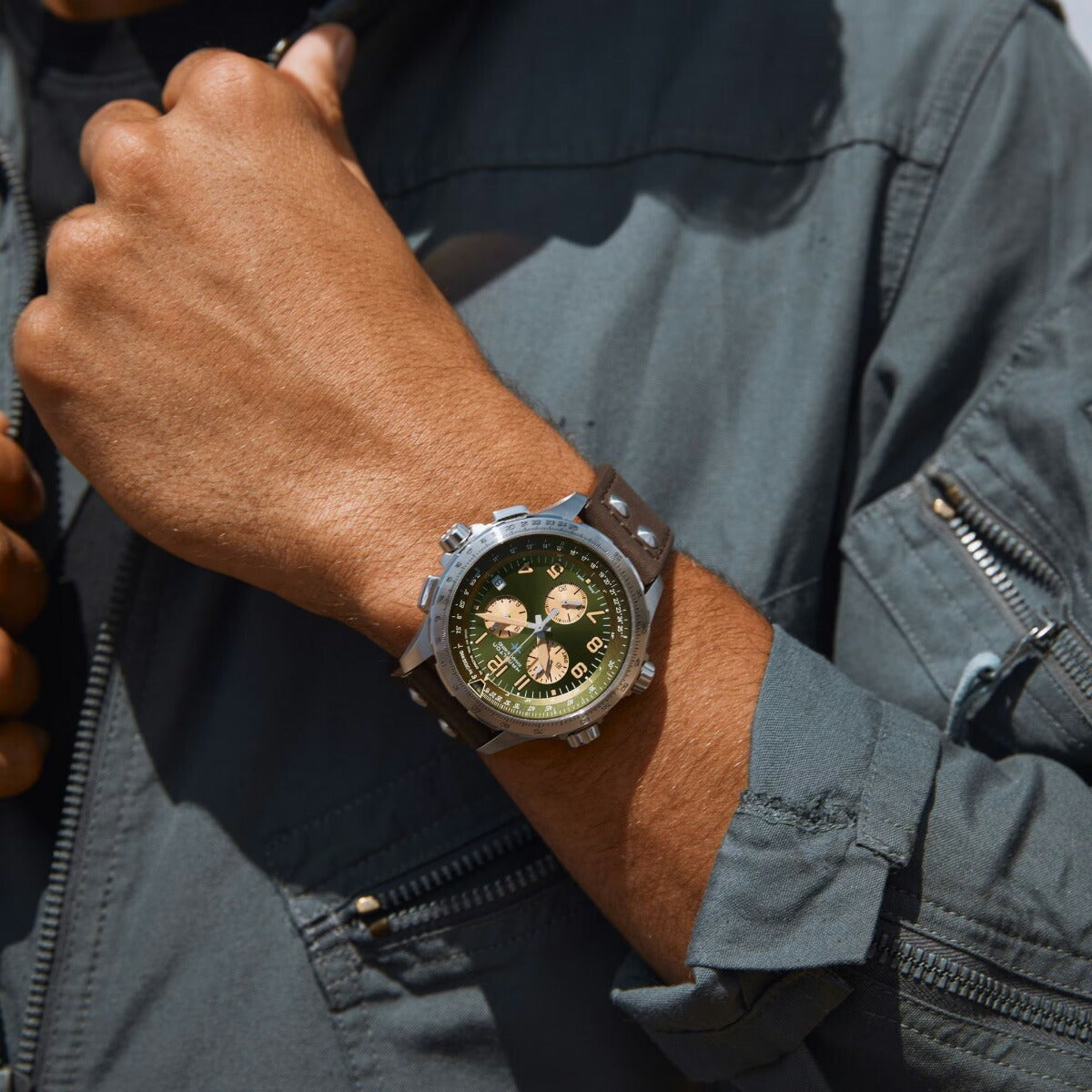 ハミルトン HAMILTON カーキ アビエーション X-ウィンド GMT クロノグラフ クォーツ H77932560 腕時計 メンズ KHAKI AVIATION【正規品】【60回分割手数料無料!】
