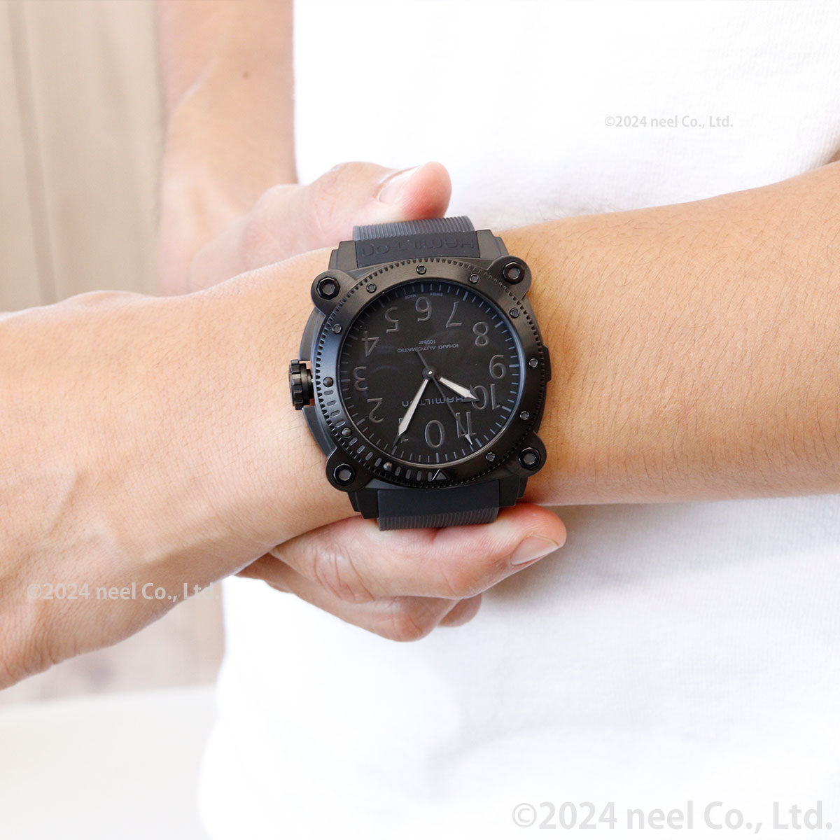 ハミルトン HAMILTON カーキ ネイビー ビロウ ゼロ チタニウム オート 46mm H78505330 腕時計 メンズ 自動巻き BELOWZERO TITANIUM AUTO【正規品】【60回分割手数料無料!】