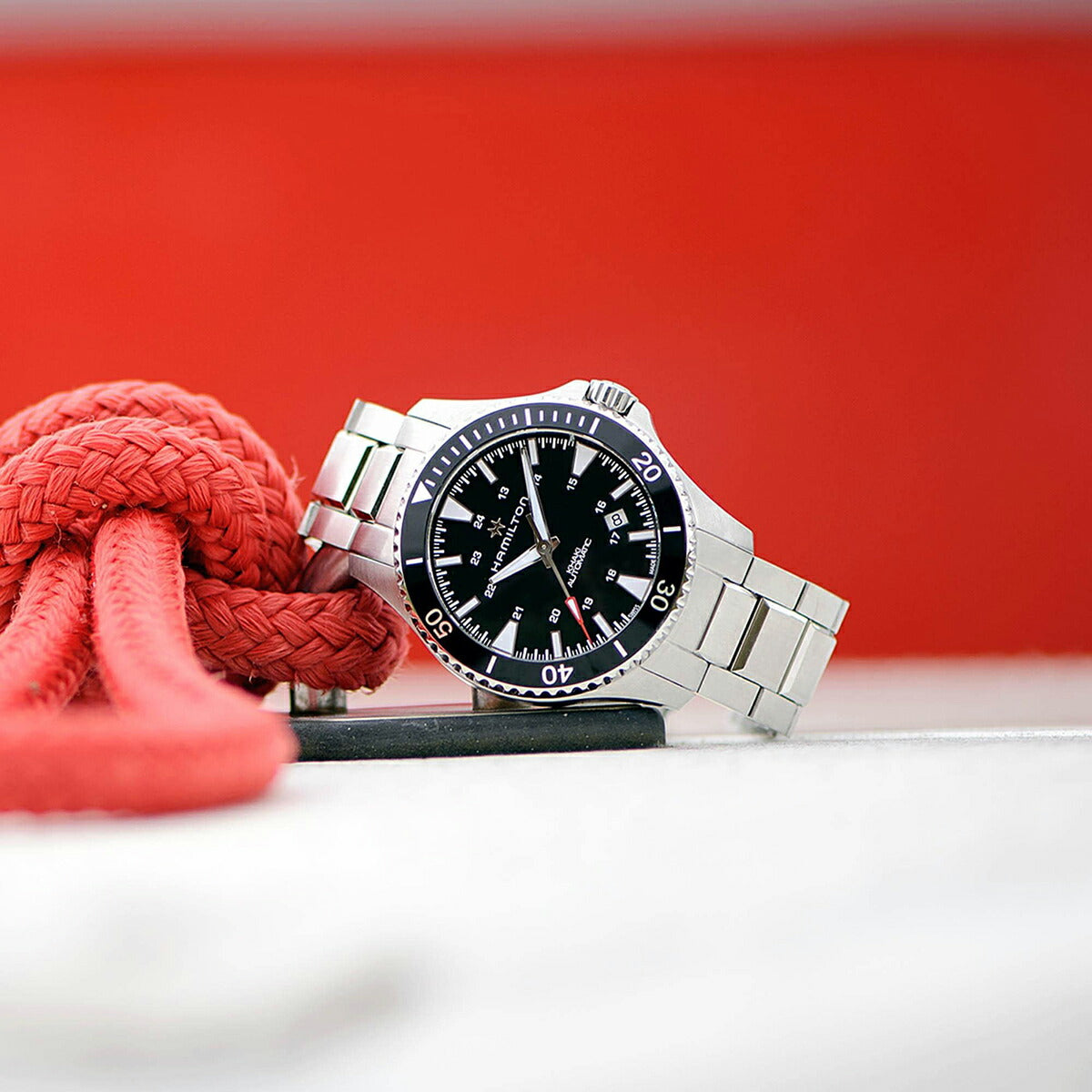 ハミルトン HAMILTON カーキ ネイビー スキューバ H82335131 腕時計 メンズ 自動巻き KHAKI NAVY SCUBA AUTO【正規品】【60回分割手数料無料!】
