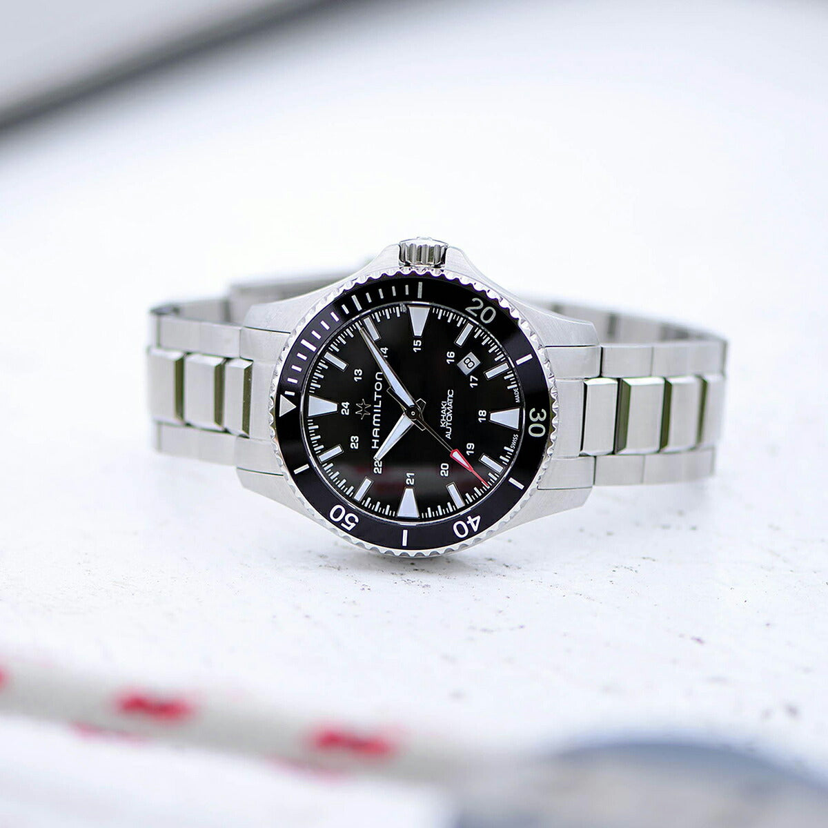 ハミルトン HAMILTON カーキ ネイビー スキューバ H82335131 腕時計 メンズ 自動巻き KHAKI NAVY SCUBA AUTO【正規品】【60回分割手数料無料!】