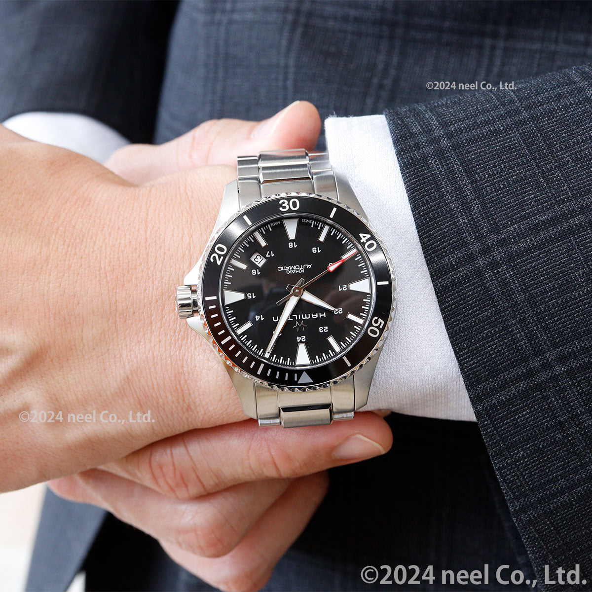 ハミルトン HAMILTON カーキ ネイビー スキューバ H82335131 腕時計 メンズ 自動巻き KHAKI NAVY SCUBA AUTO【正規品】【60回分割手数料無料!】