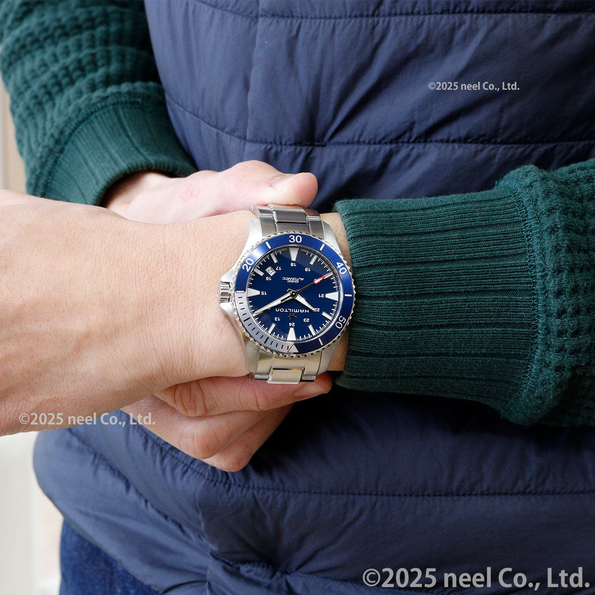 ハミルトン HAMILTON カーキ ネイビー スキューバ オート H82345141 腕時計 メンズ 自動巻き KHAKI NAVY SCUBA AUTO【正規品】【60回分割手数料無料!】
