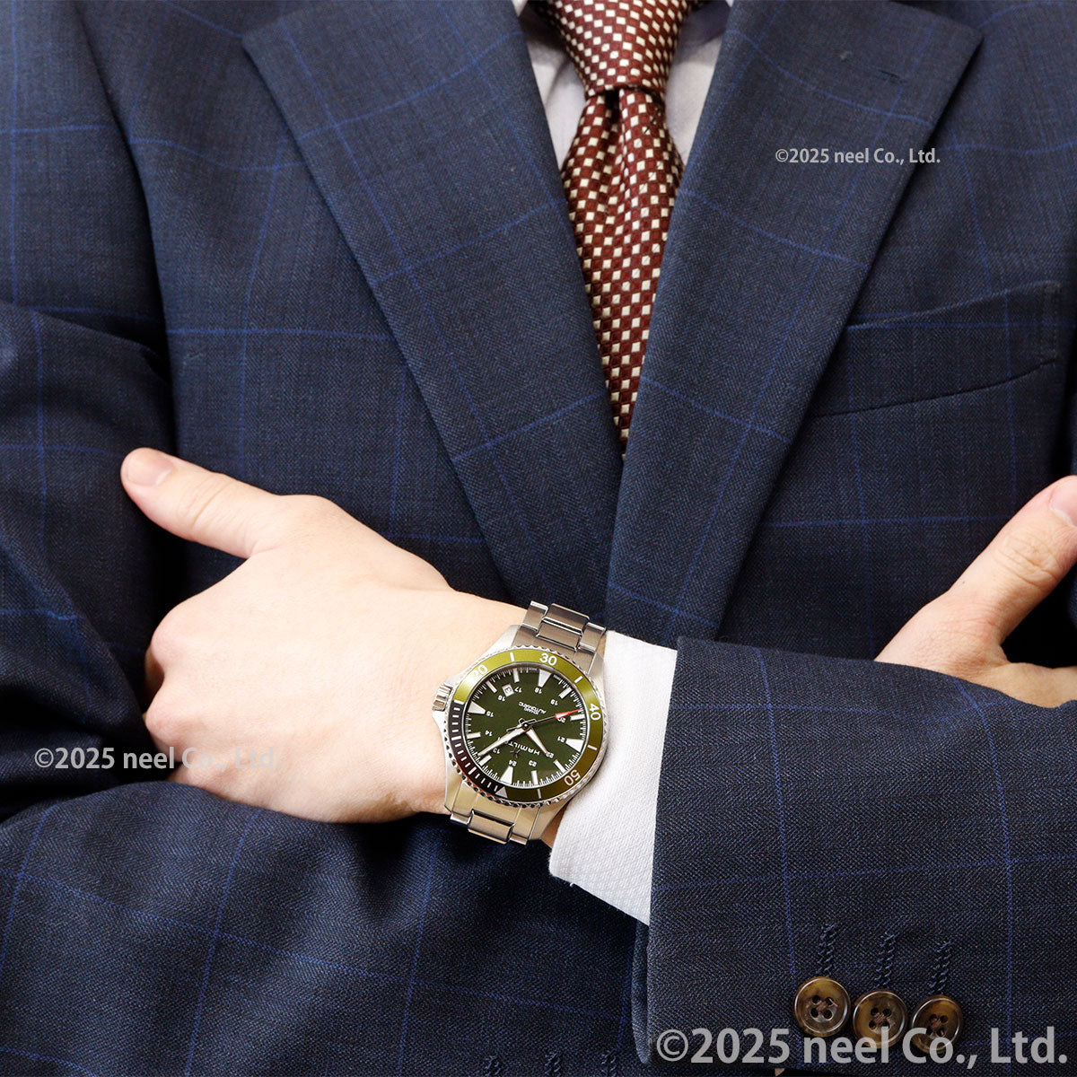 ハミルトン HAMILTON カーキ ネイビー スキューバ オート H82375161 腕時計 メンズ 自動巻き KHAKI NAVY SCUBA AUTO【正規品】【60回分割手数料無料!】