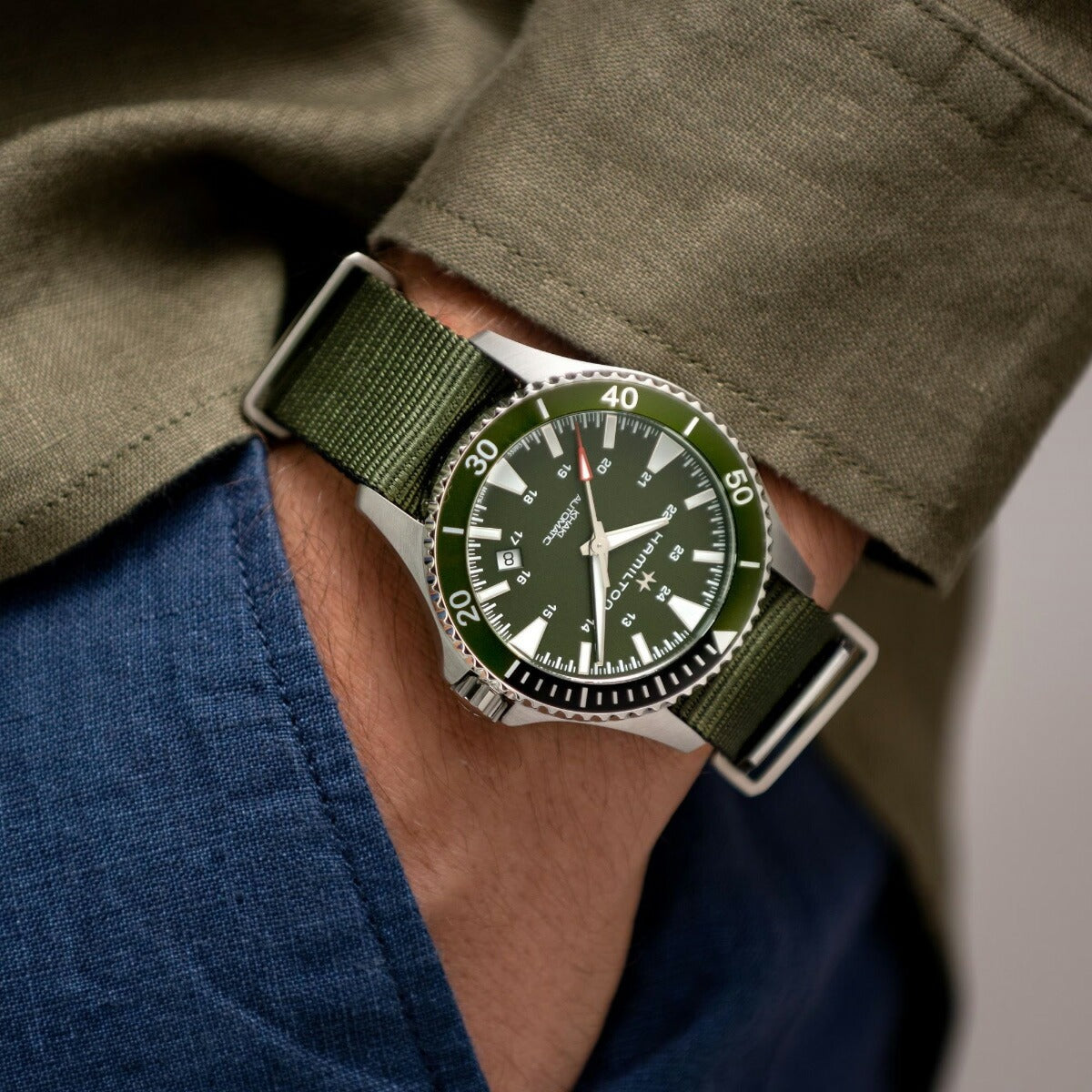 ハミルトン HAMILTON カーキ ネイビー スキューバ オート H82375961 腕時計 メンズ 自動巻き KHAKI NAVY SCUBA AUTO【正規品】【60回分割手数料無料!】