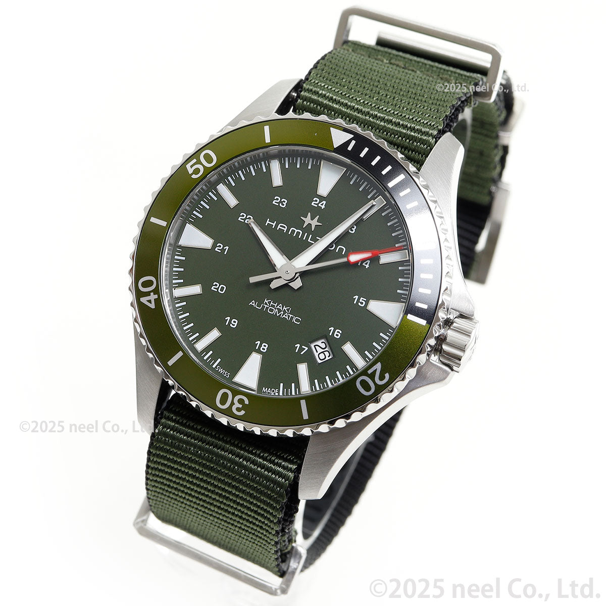 ハミルトン HAMILTON カーキ ネイビー スキューバ オート H82375961 腕時計 メンズ 自動巻き KHAKI NAVY SCUBA AUTO【正規品】【60回分割手数料無料!】