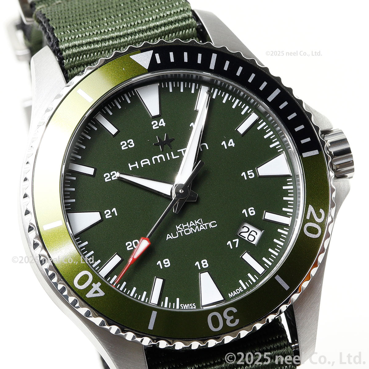 ハミルトン HAMILTON カーキ ネイビー スキューバ オート H82375961 腕時計 メンズ 自動巻き KHAKI NAVY SCUBA AUTO【正規品】【60回分割手数料無料!】