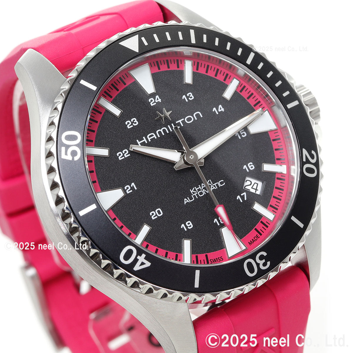 ハミルトン HAMILTON カーキ ネイビー スキューバ オート 40mm H82395330 腕時計 メンズ レディース 自動巻き【正規品】【60回分割手数料無料!】