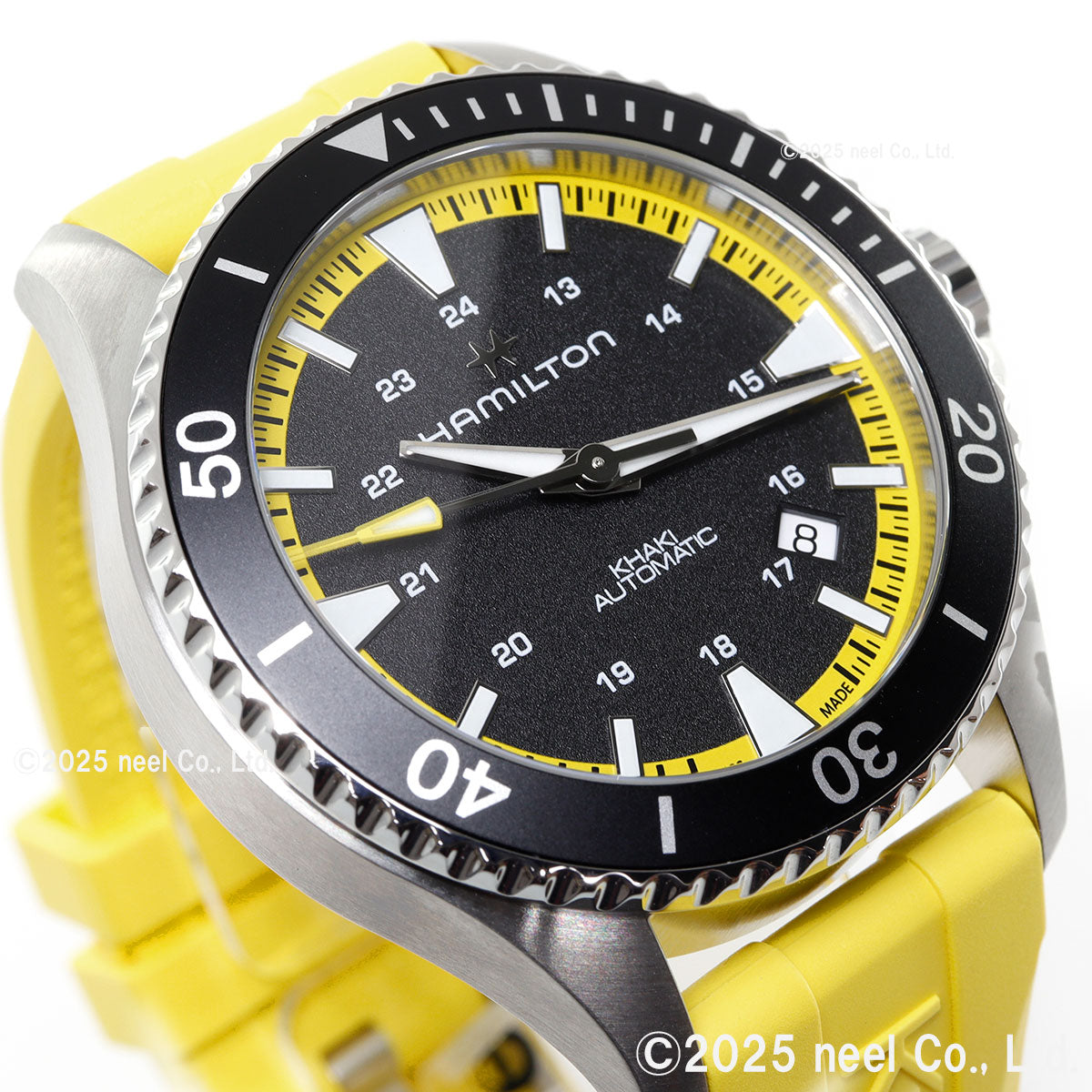 ハミルトン HAMILTON カーキ ネイビー スキューバ オート 40mm H82395332 腕時計 メンズ レディース 自動巻き【正規品】【60回分割手数料無料!】