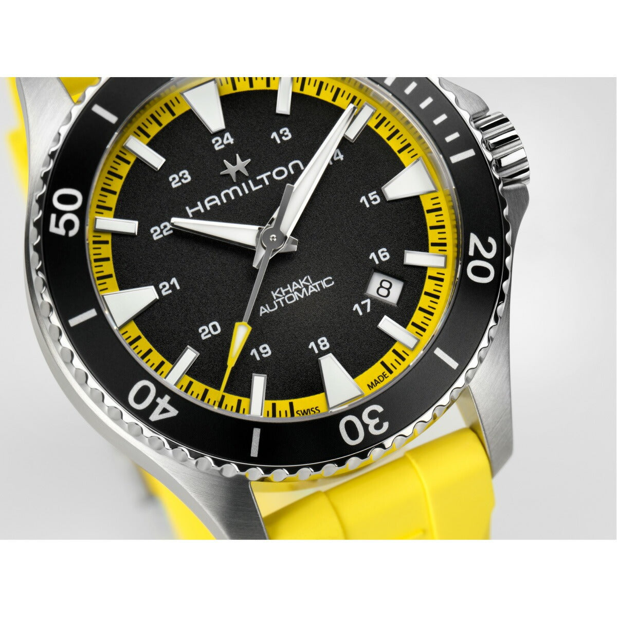 ハミルトン HAMILTON カーキ ネイビー スキューバ オート 40mm H82395332 腕時計 メンズ レディース 自動巻き【正規品】【60回分割手数料無料!】