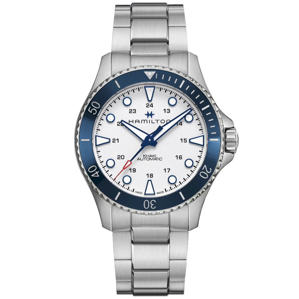 ハミルトン HAMILTON カーキ ネイビー スキューバ オート H82505150 腕時計 メンズ 自動巻き KHAKI NAVY SCUBA AUTO【正規品】【60回分割手数料無料!】