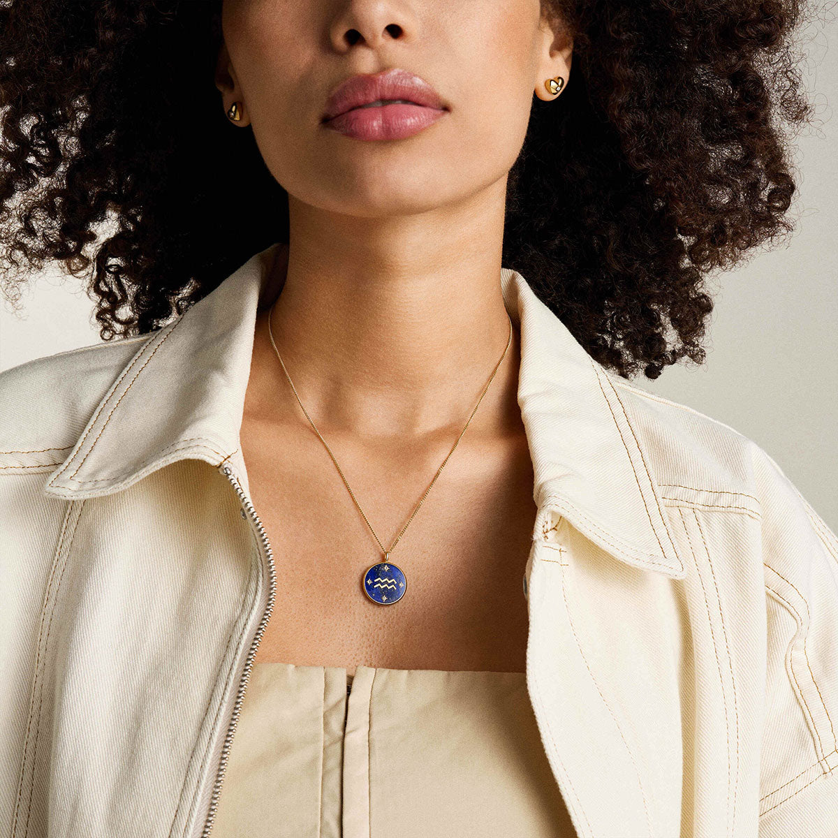 フォッシル FOSSIL Sutton アクセサリー ネックレス ペンダント みずがめ座 レディース JF04849710
