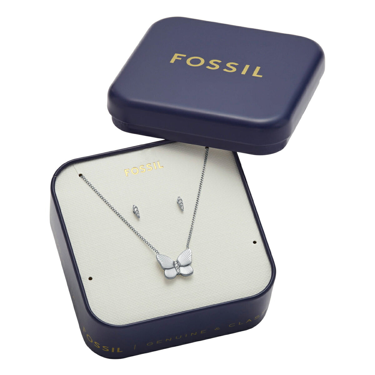 フォッシル FOSSIL Sutton アクセサリー ネックレス&ピアス ギフトセット レディース JF04935SET