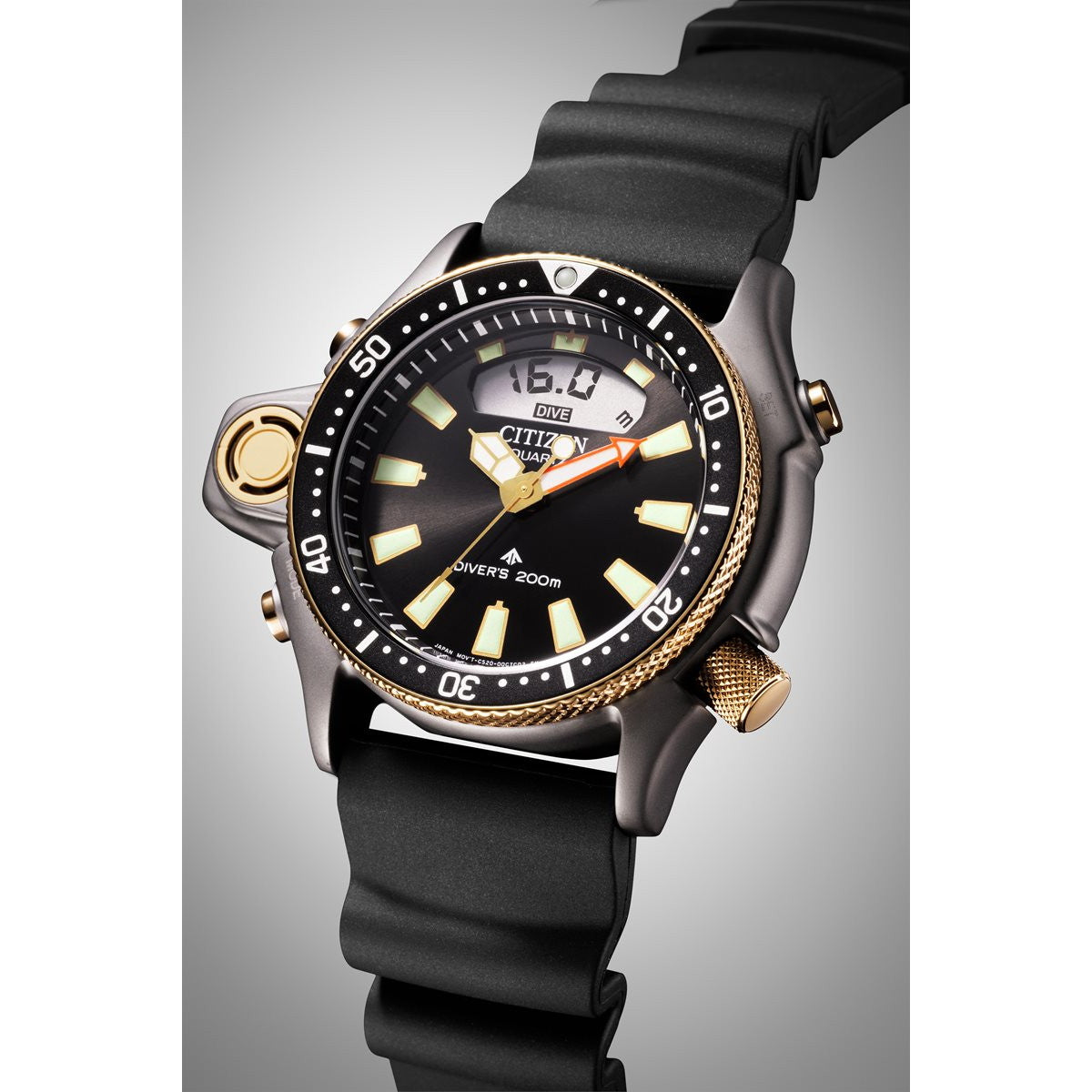 シチズン プロマスター マリン ダイバー200m アクアランド 40周年記念限定モデル 腕時計 JP2008-06E CITIZEN PROMASTER MARINE 替えバンド付属【2025 新作】