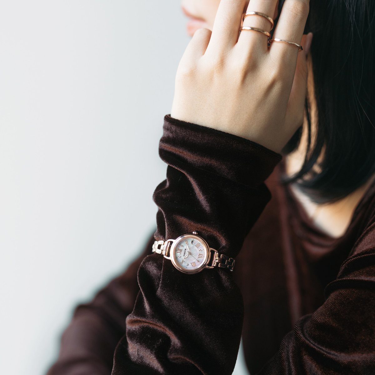 シチズン ウィッカ CITIZEN wicca ソーラーテック 電波時計 腕時計 レディース KL0-561-21 カフェタイム【2026 新作】