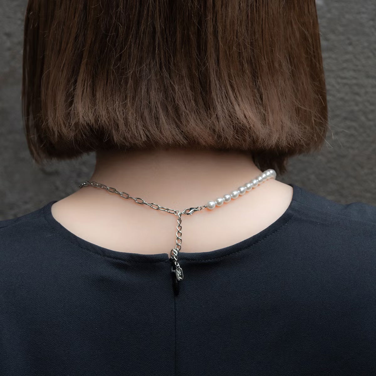 カール ラガーフェルド KARL LAGERFELD ネックレス ペンダント アクセサリー パールコレクション Pearl Collection シルバー シェル パール ホワイト クリスタル KLAYR03
