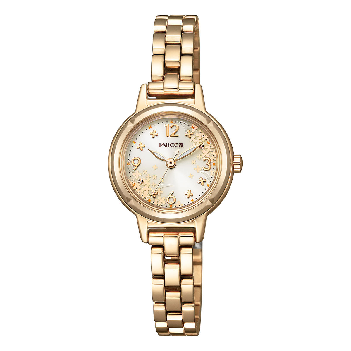シチズン ウィッカ CITIZEN wicca ソーラーテック 秋限定モデル 腕時計 レディース KP3-627-91 キンモクセイ 替えバンド付属【2025 新作】