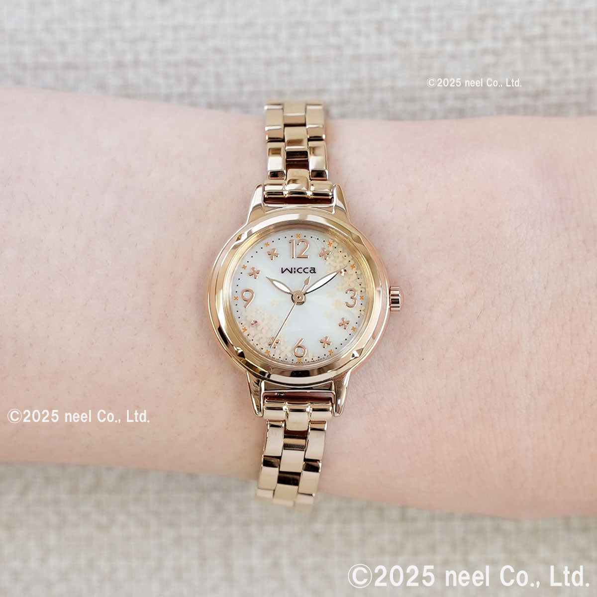 シチズン ウィッカ CITIZEN wicca ソーラーテック 秋限定モデル 腕時計 レディース KP3-627-91 キンモクセイ 替えバンド付属【2025 新作】