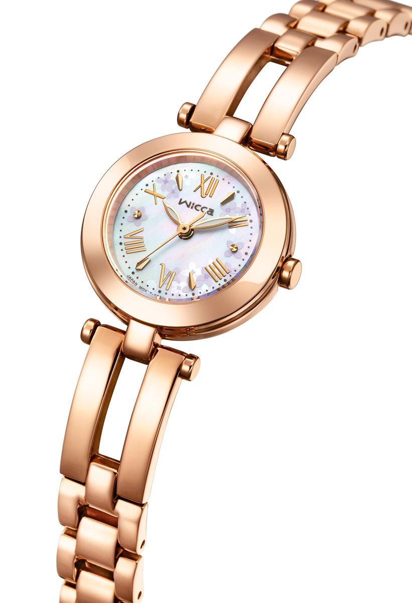 シチズン ウィッカ CITIZEN wicca ソーラーテック ハーフバングル ライラック 限定モデル 腕時計 レディース KP5-263-11【2023 新作】