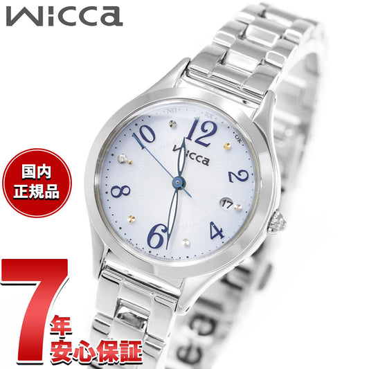 シチズン ウィッカ CITIZEN wicca ソーラーテック 電波時計 腕時計 レディース ハッピーダイアリー KS1-210-91